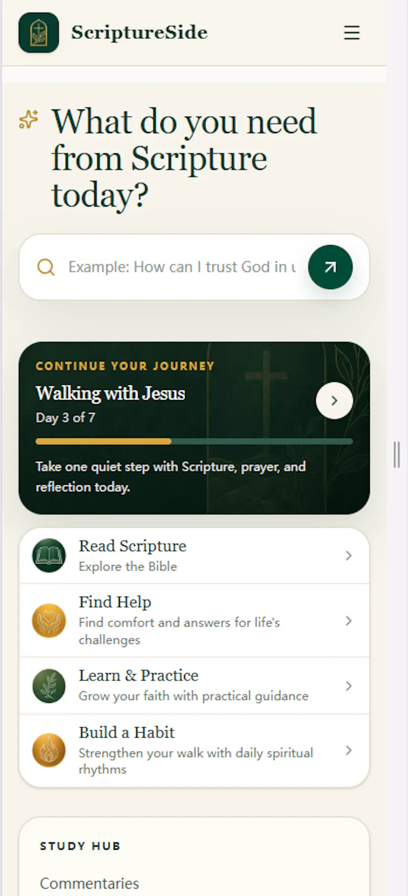 ScriptureSide screenshot 2