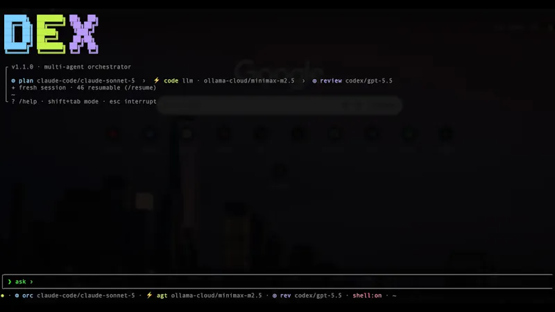Dex screenshot 1 (video preview)