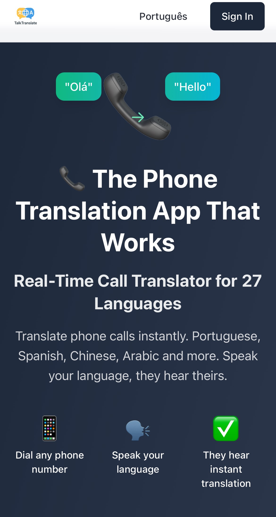 TalkTranslate - Main product screenshot demonstrating key features and user interface