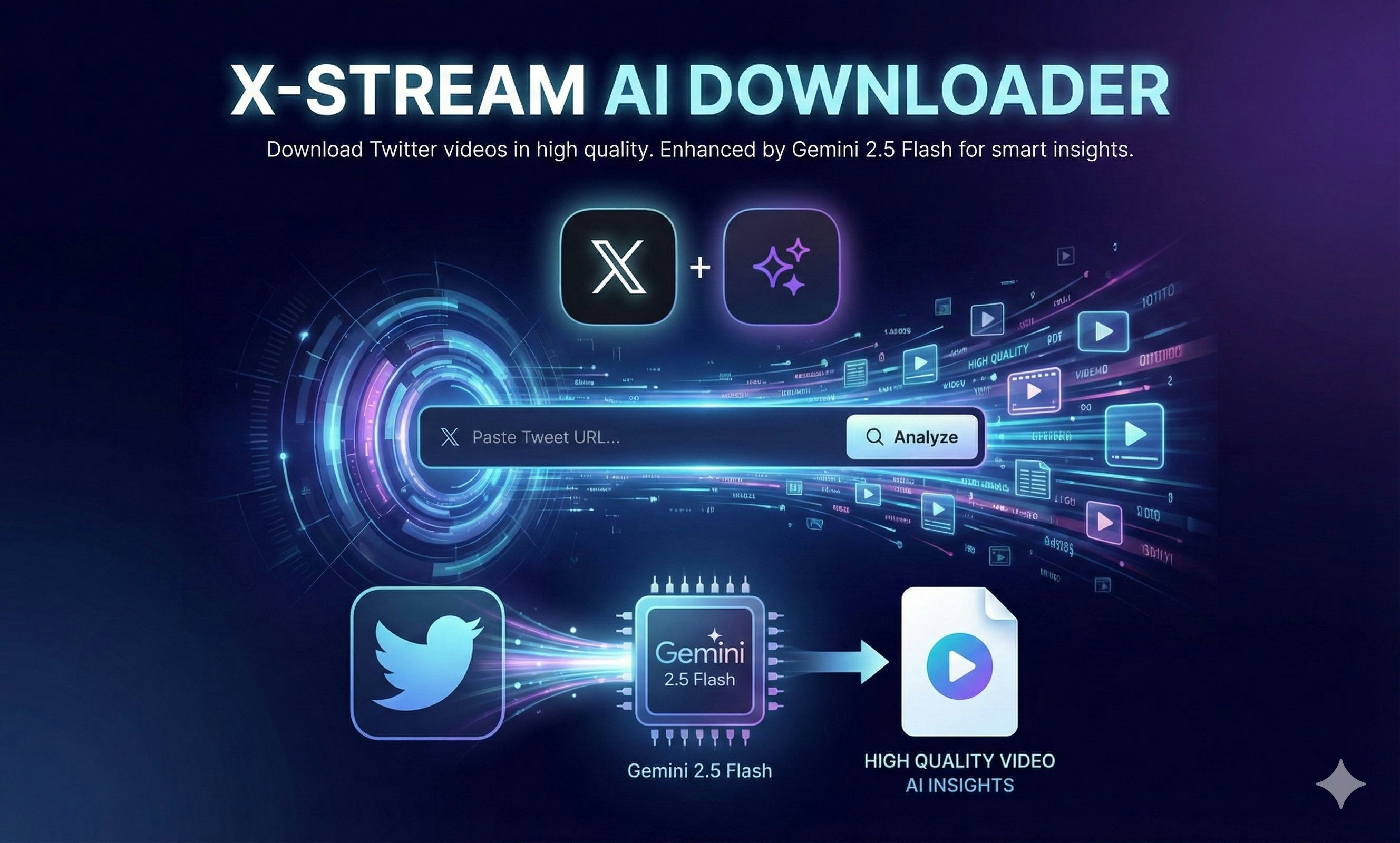 X-Stream AI Twitter Video Downloader gallery image
