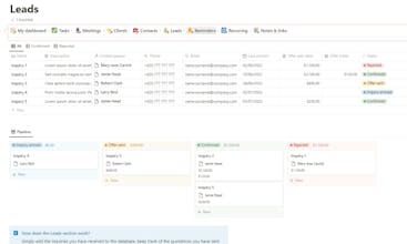 Freelancer's Workspace for Notion gallery image
