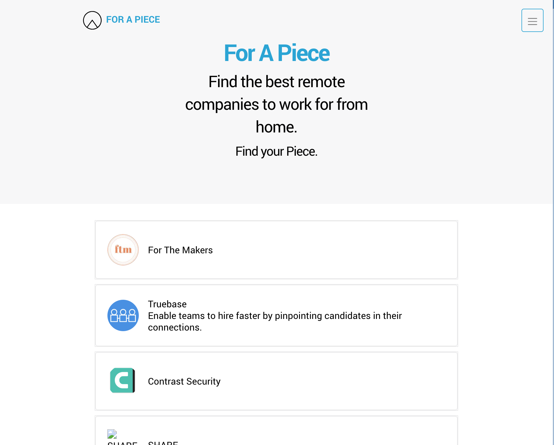 For A Piece gallery image