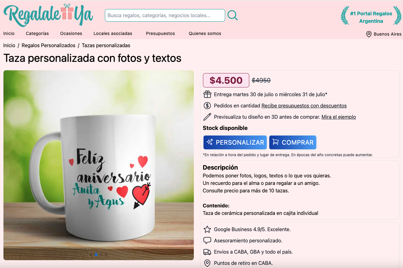 RegalaleYa.com media 2
