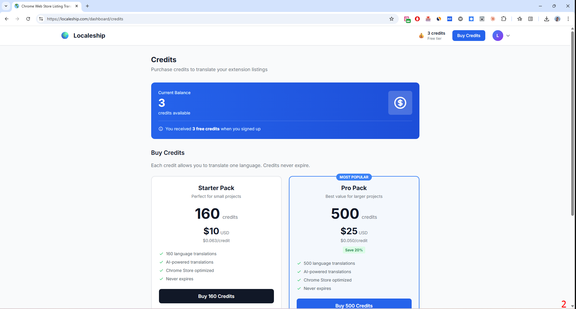 Chrome Web Store Listing Translator gallery image