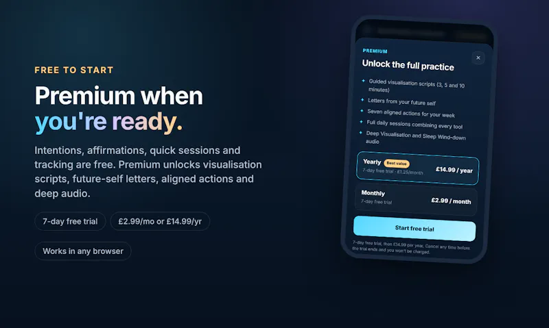 Manifestation Companion screenshot 2