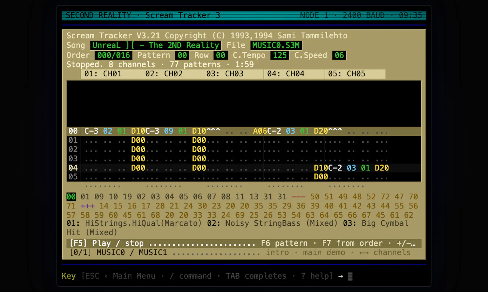 Second Reality (1993) in your browser screenshot 7