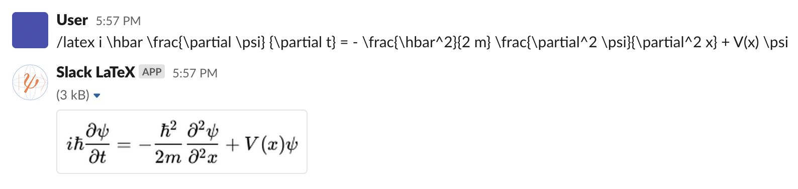 Slack LaTeX gallery image