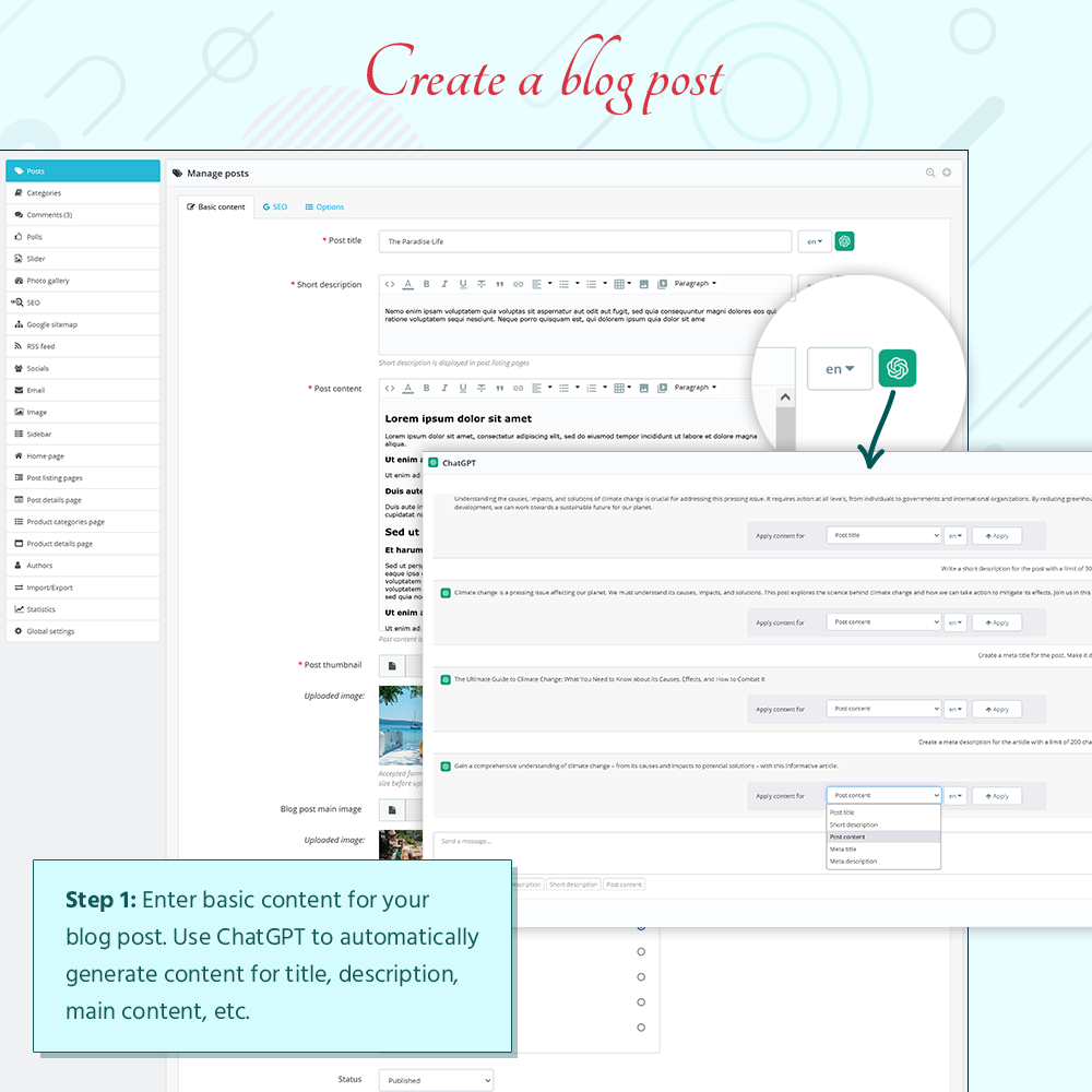  BLOG – All In 1 PrestaShop Blog Module gallery image