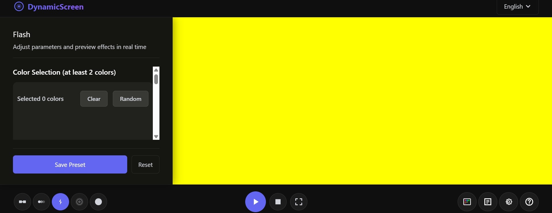 Dynamicscreen - Профессиональный динамический экранный инструмент с 20 эффектами медиа 2