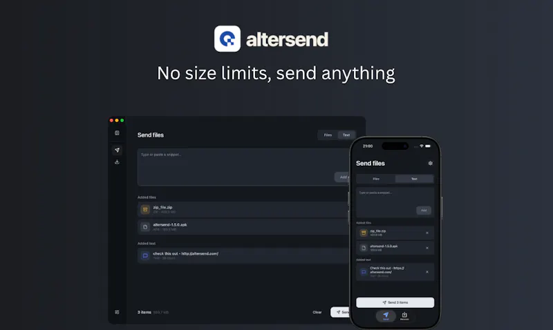 Altersend screenshot 3