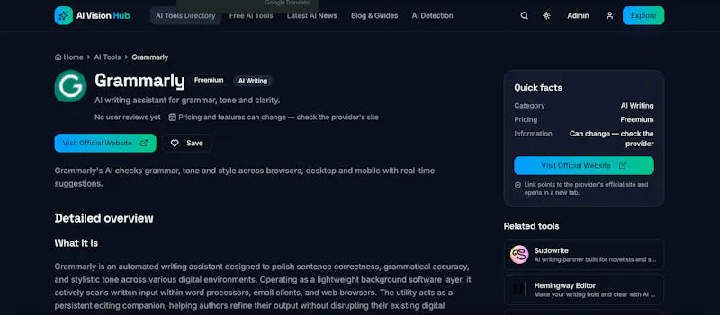 AI Vision Hub screenshot 2