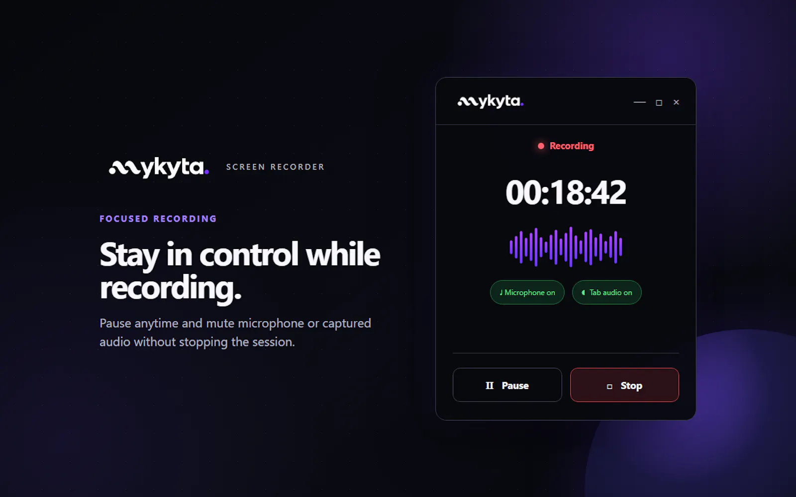 mykyta Record screenshot 2