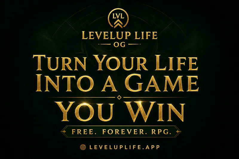 LevelUp Life — Every Day Is a Side Quest screenshot 1