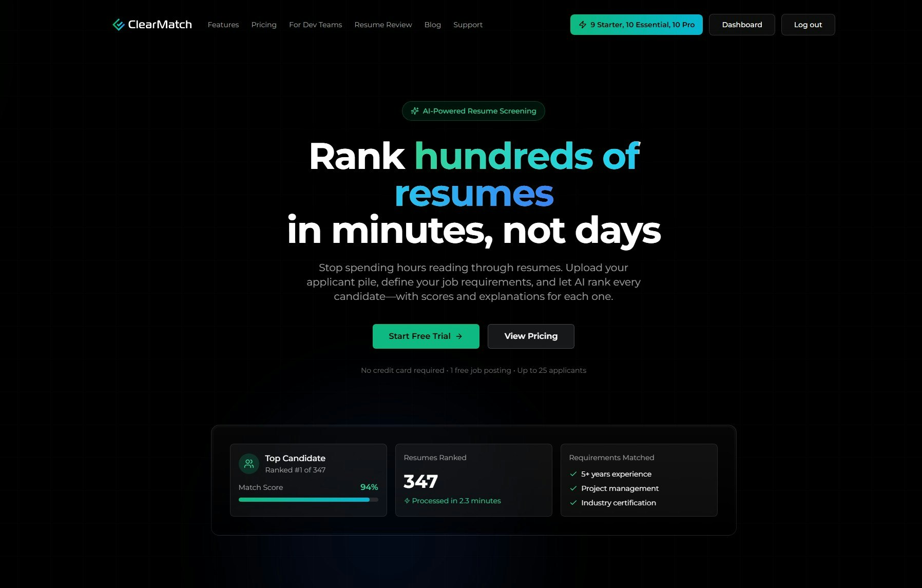 ClearMatch ATS gallery image