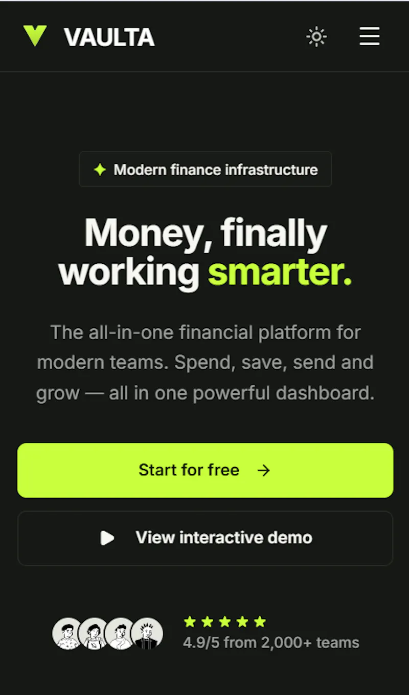 Vaulta screenshot 3