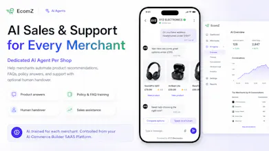 Ecomz AI Multi-Tenant SaaS Store Builder gallery image