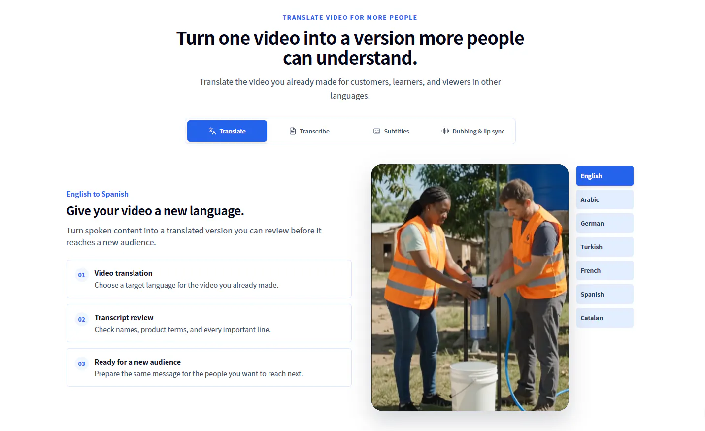 AI Translate Video gallery image
