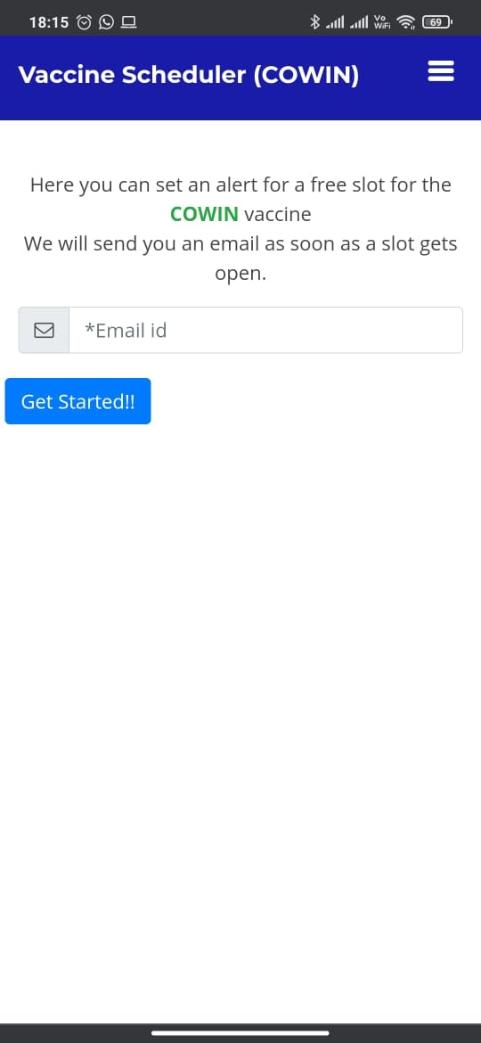 Schedule a vaccine slot gallery image