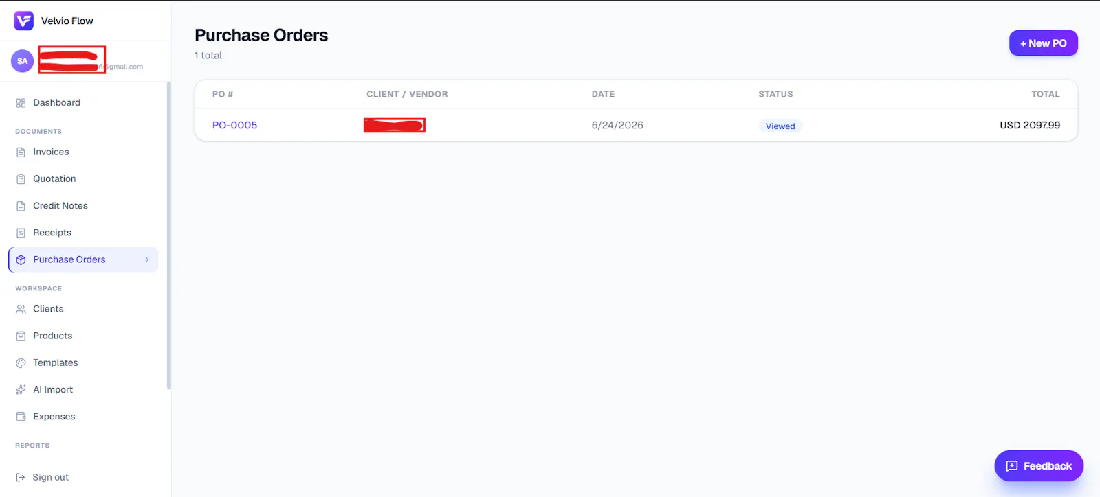 Velvio Flow — Professional Invoicing screenshot 7