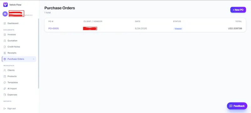 Velvio Flow — Professional Invoicing screenshot 7