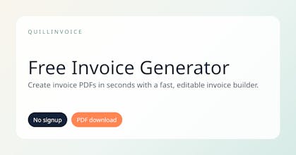 QuillInvoice gallery image