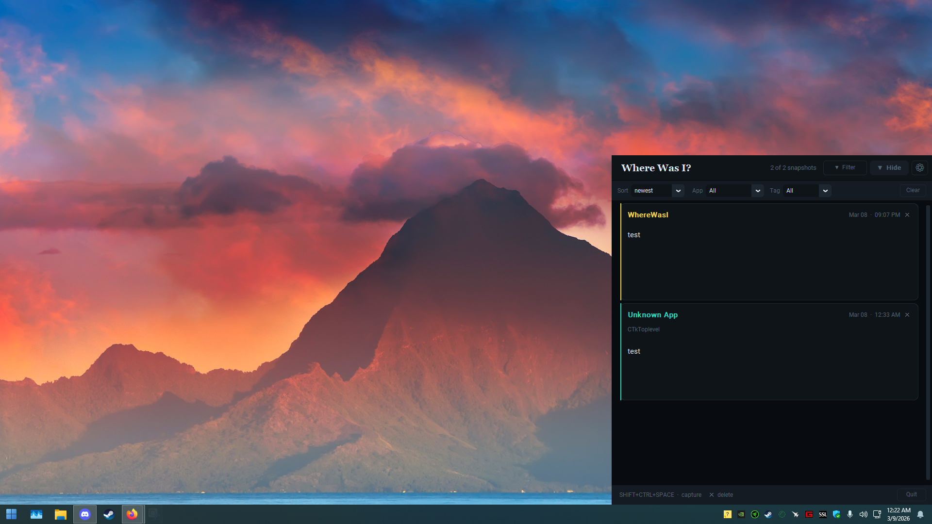 Where Was I? - Product Hunt launch logo and brand identity