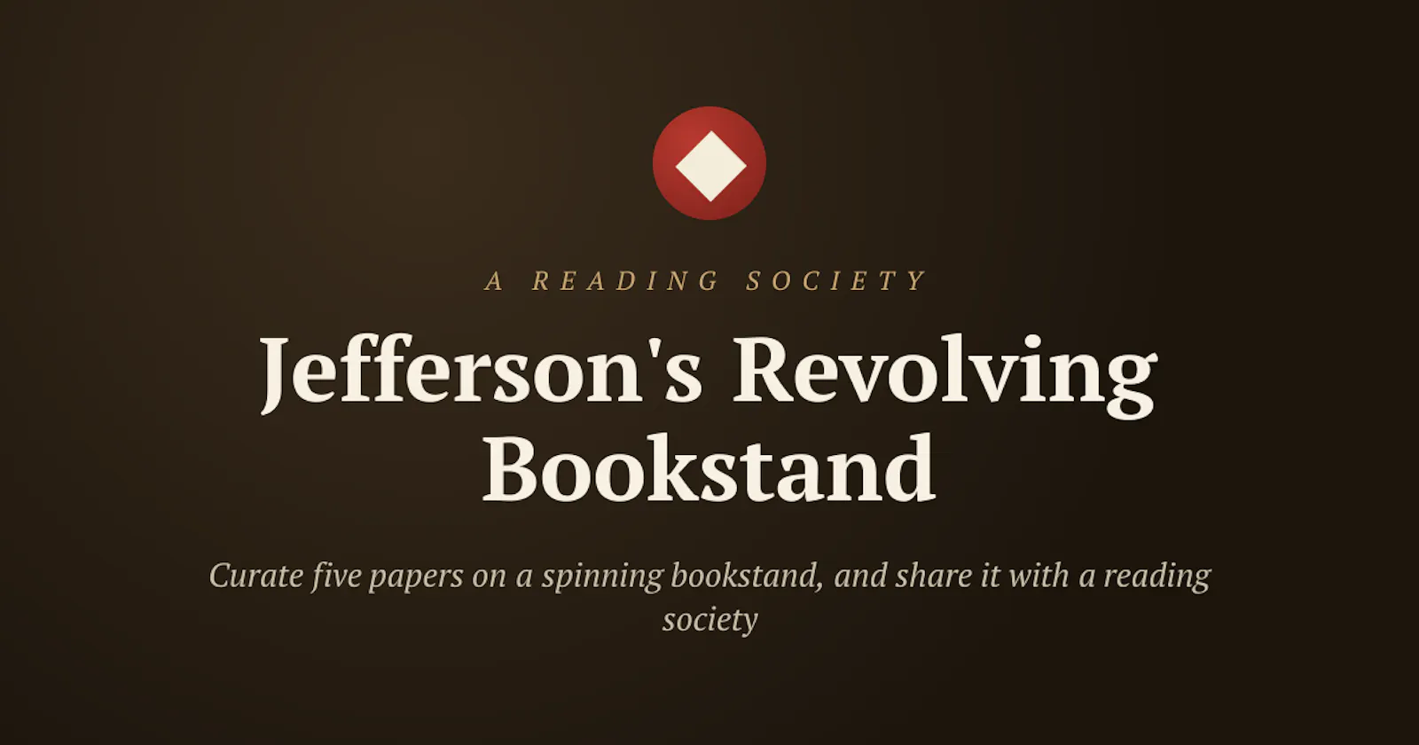 Jefferson's Revolving Bookstand screenshot 3