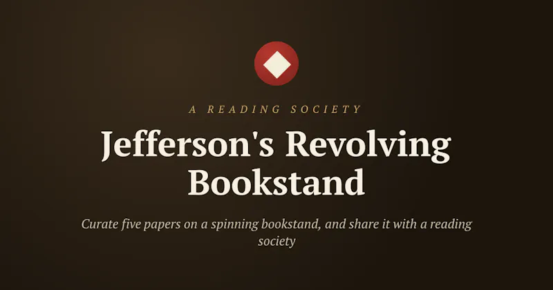 Jefferson's Revolving Bookstand screenshot 3