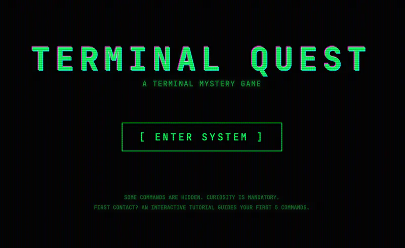 Terminal Quest screenshot 1