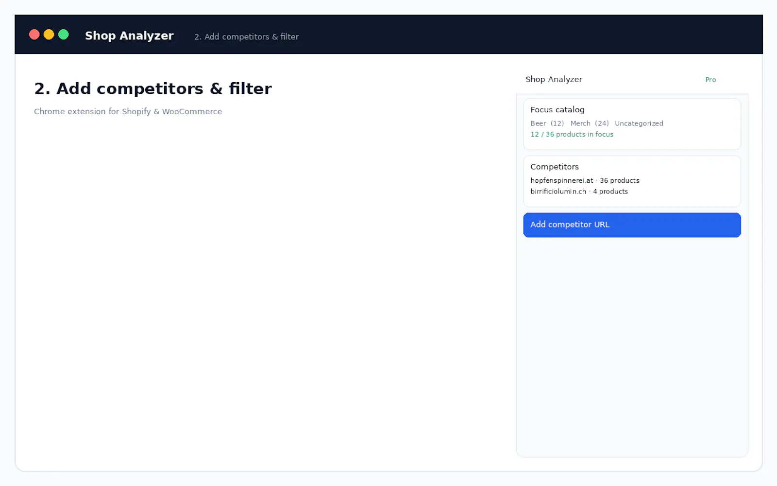Shop Analyzer screenshot 1