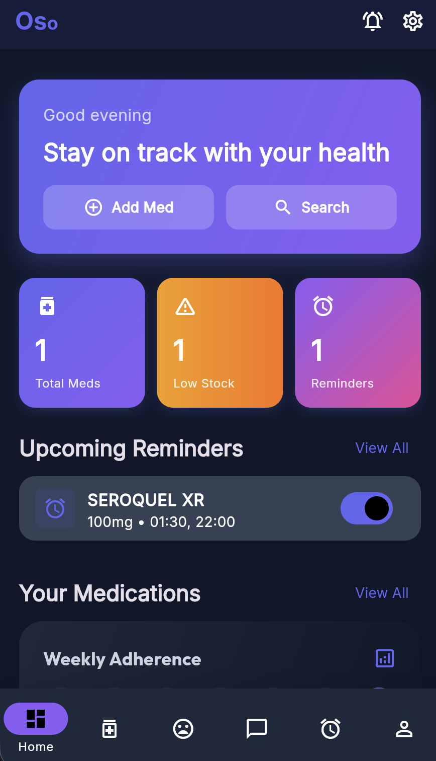 Oso Health - Screenshot 4 showing product features and functionality