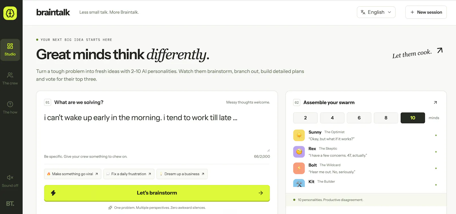 BrainTalk screenshot 2
