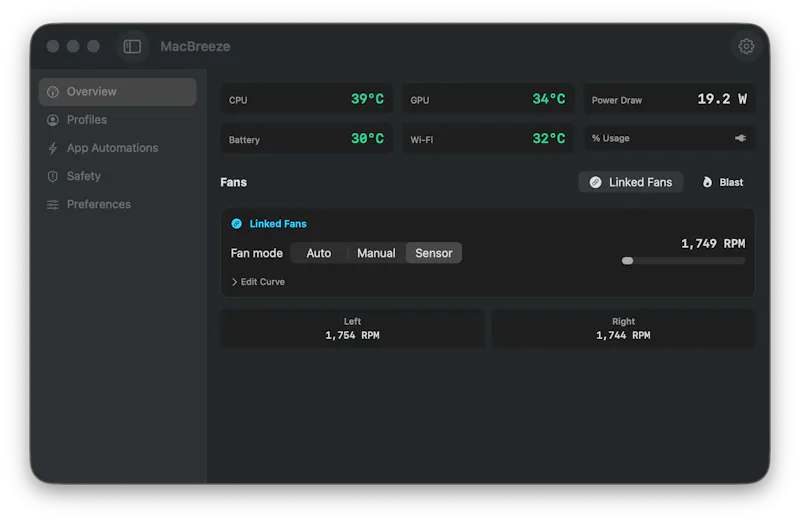 MacBreeze screenshot 3