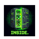 Inside.