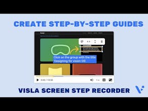 Visla Screen Step Recording gallery image