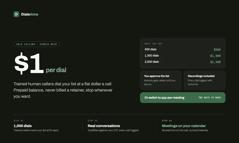 DialsDone screenshot 2