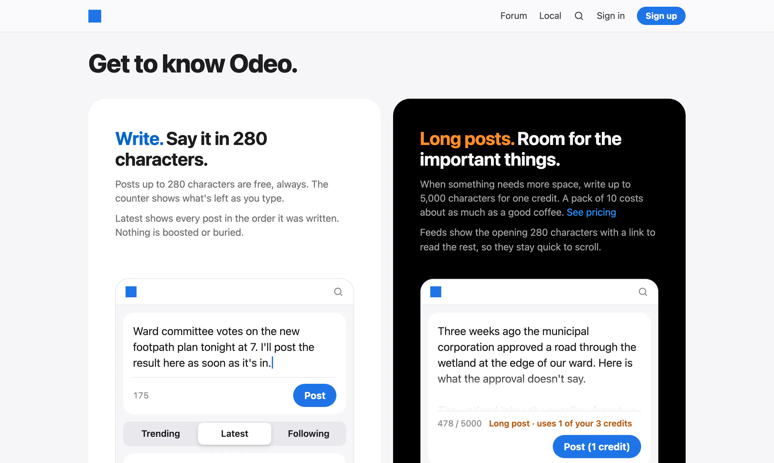 Odeo gallery image