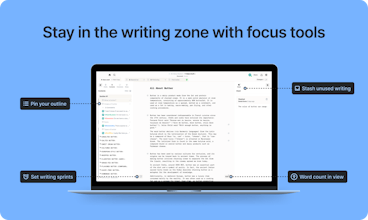 Screenshot of integrated note-taking feature in writing platform