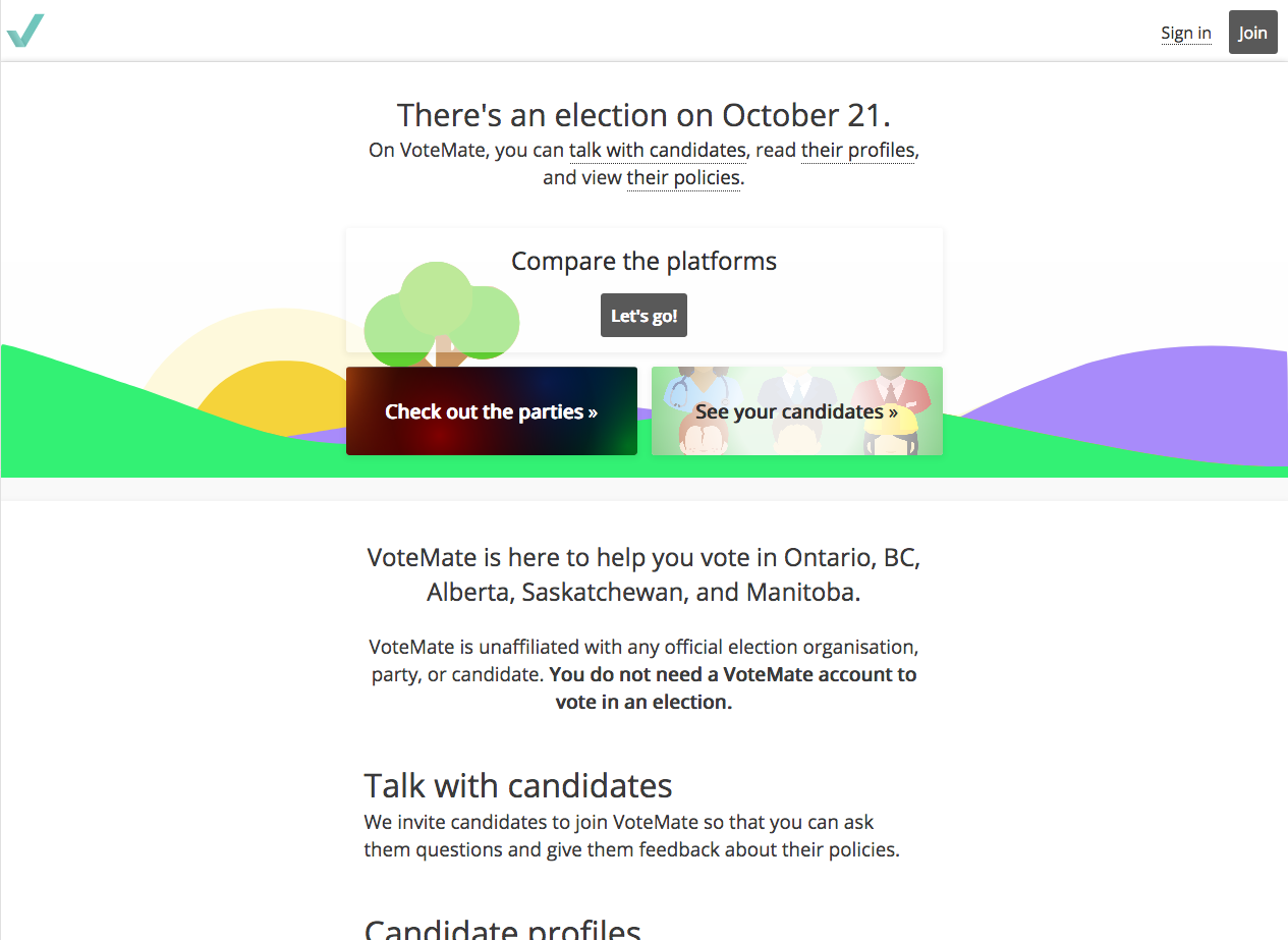 VoteMate Canada 2019 gallery image