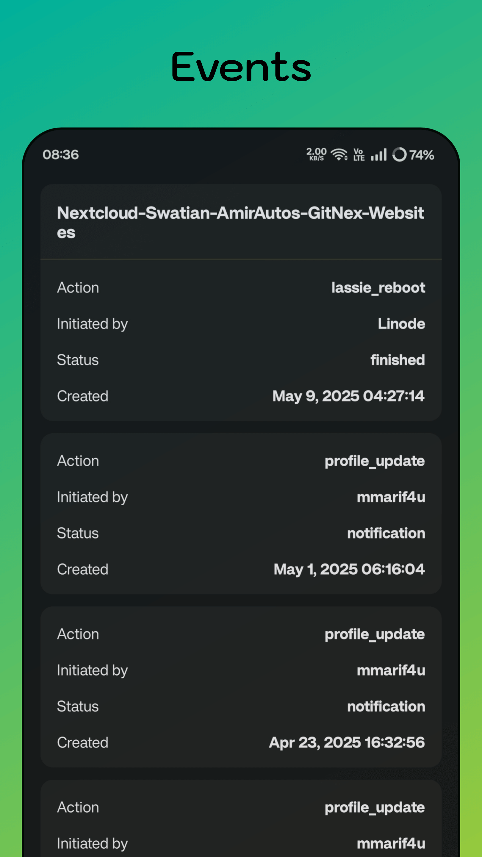 Gende - Linode雲平台的本機Android應用 media 6