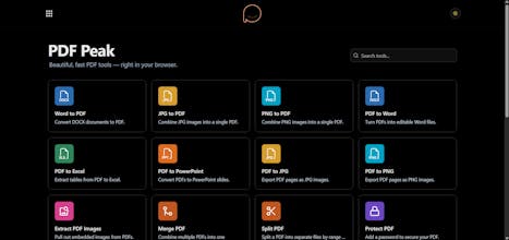 PDF Peak - Free PDF Converter & Editor gallery image