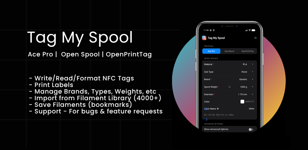 Tag My Spool – NFC Filament gallery image