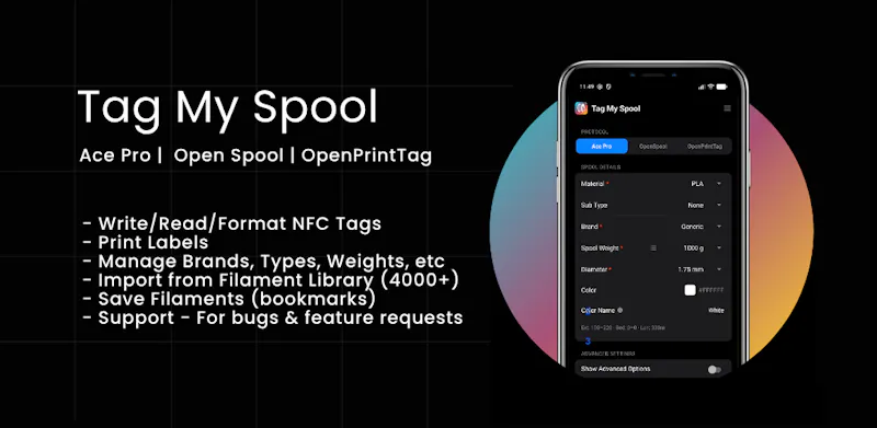 Tag My Spool – NFC Filament screenshot 2