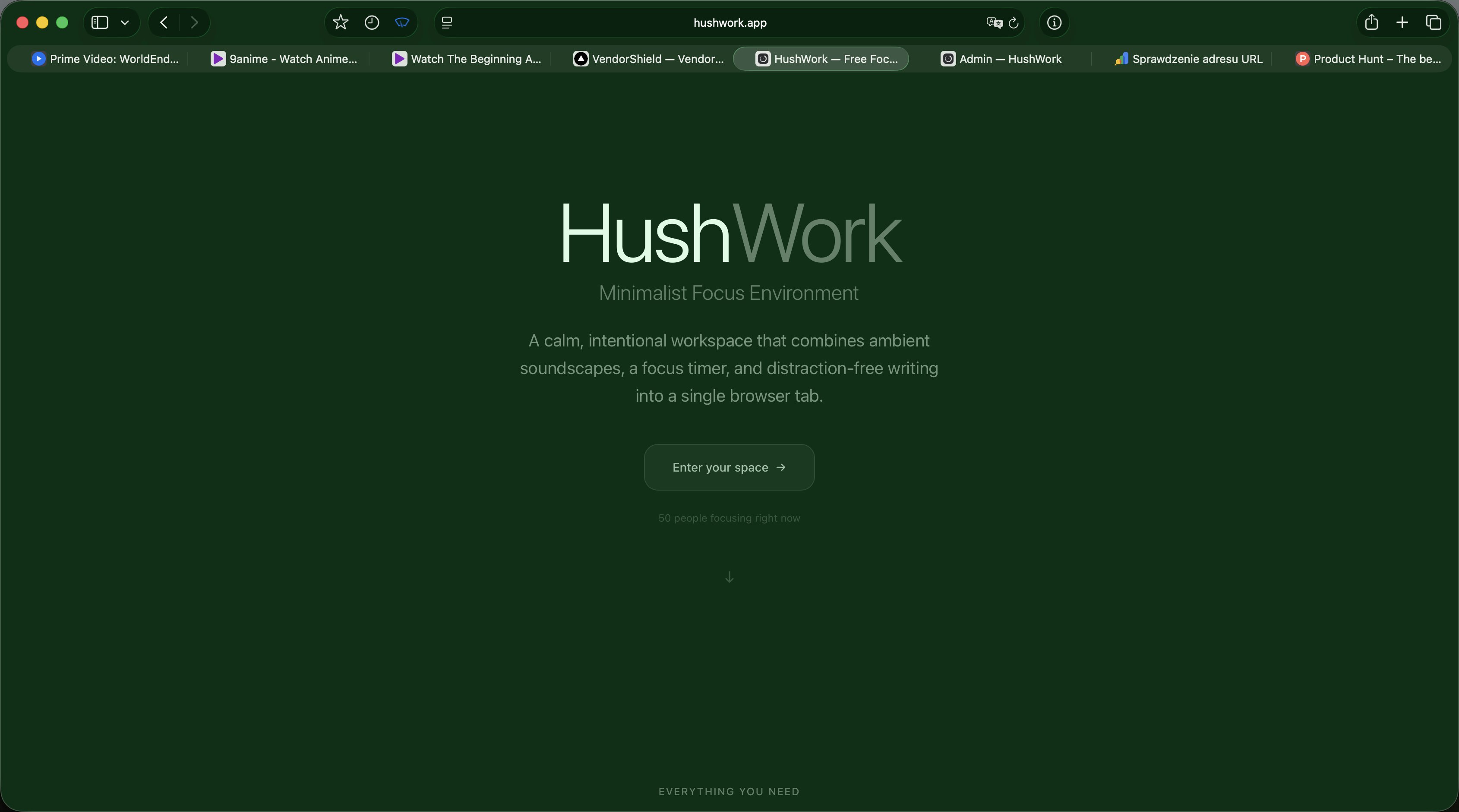 HushWork gallery image