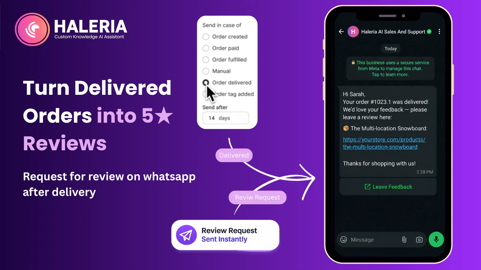 Haleria AI Sales & Support screenshot 3
