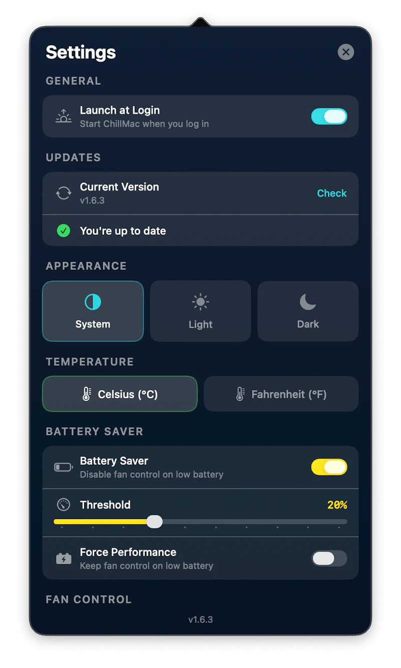 ChillMac screenshot 2