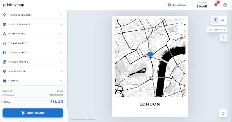 Printmymap screenshot 1