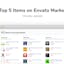 Top Items on Envato Market