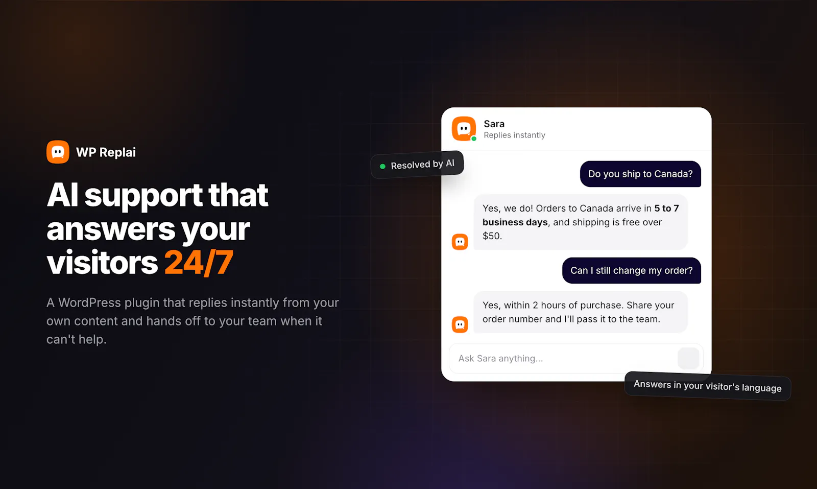 WP Replai screenshot 2