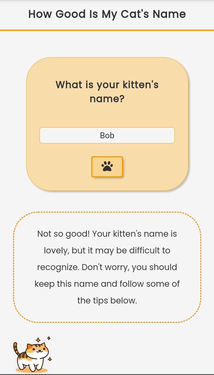 How Good Is My Cat's Name gallery image
